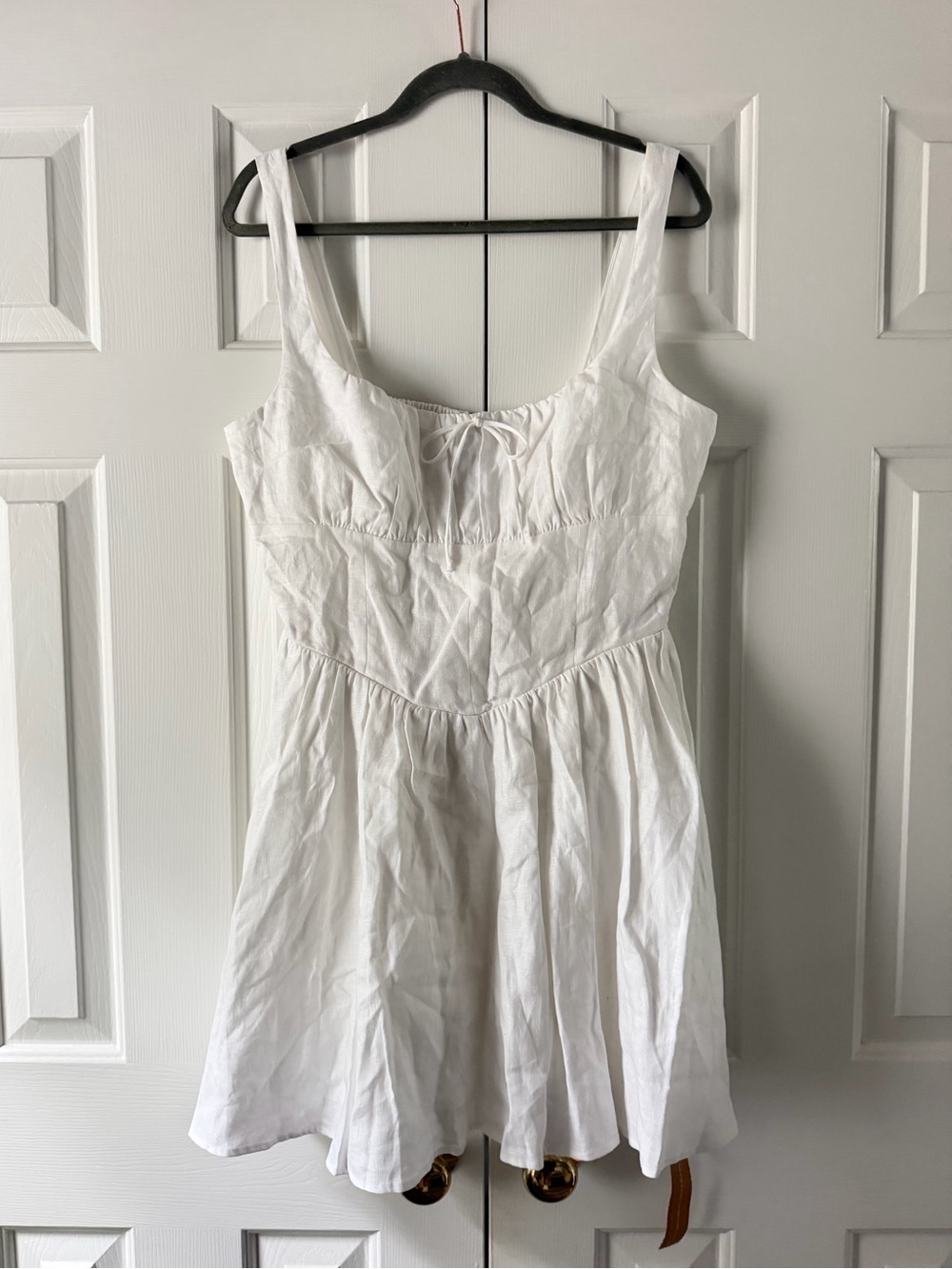 NWT Reformation Daria Linen Dress - Sorority, Cottagecore, Vacation, Coquette - Picture 4 of 16